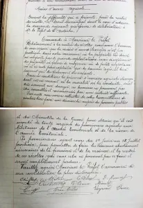 Délibération du Conseil Municipal de mai 1915