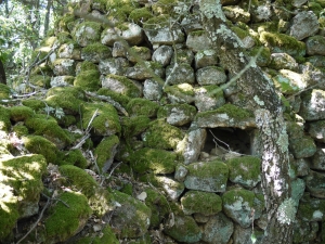 4/4 • Cabane de pierres sèches (Les Fans - Pique-Châtaignes) • Photo Francis Mandeau