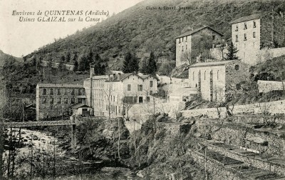 Le site de l'usine du Moulin-sur-Cance, côté Vernosc • Collection Daniel Breysse