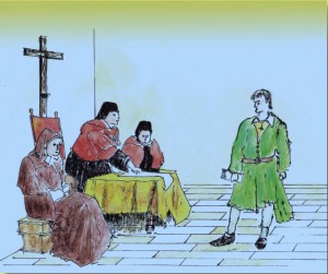 Le procès de Joachim de Chambord, seigneur de Brézenaud, imaginé par Pierre Barbe