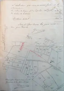 1894 • Procès-verbal descriptif (2) établi à la demande du sous-préfet • Mairie de Quintenas