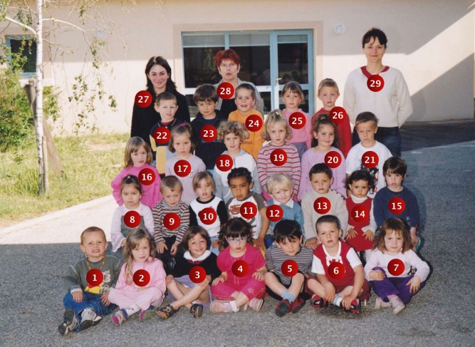 Classe maternelle Petite et Moyenne Sections - Ecole publique • Année scolaire 2004-2005 • Collection École publique