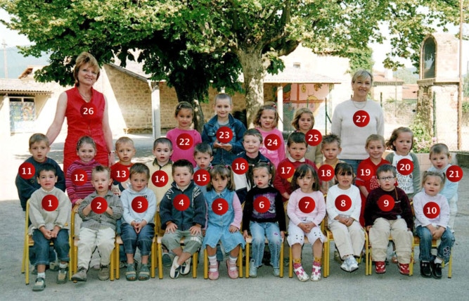 Classe de Maternelle - Ecole Saint-Joseph • Année scolaire 2004-2005 • Collection Catherine Ponson