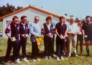 Famille Clusel Inauguration Stade – ca 1982R