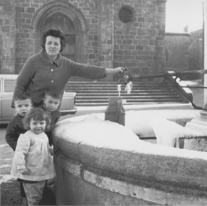 1963 - La fontaine en hiver