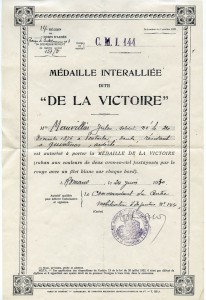 Médaille Interalliée de la Victoire