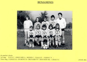 Benjamines 1985-86