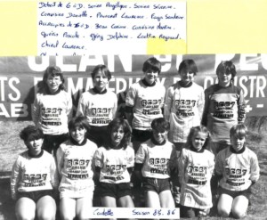 Cadettes 1985-86