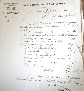 1899-Réparations Devis