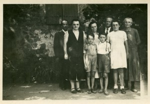 1941 - En famille à Quintenas