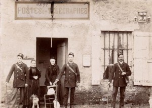 La poste de Quintenas en 1894