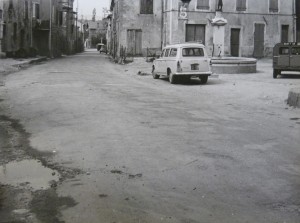 Années 1950 • L'écoulement des eaux usées est toujours à ciel ouvert