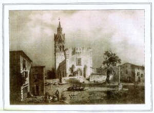 Église de Quintenas en 1822
