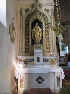 Chapelle nord dédiée à Marie