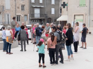 Journées du patrimoine 2019 • Rassemblement pour les visites, place de l'Église