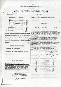 1975 Dossier de classement Monument Historique (6)